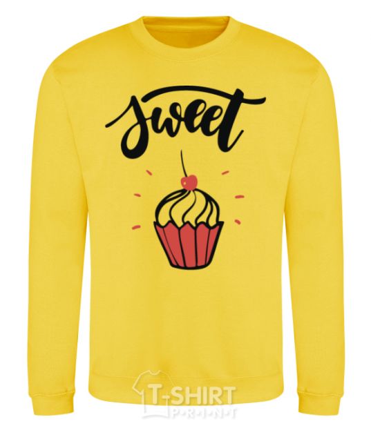 Sweatshirt Sweet yellow фото