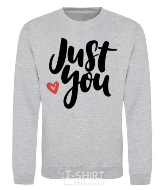 Sweatshirt Just you sport-grey фото