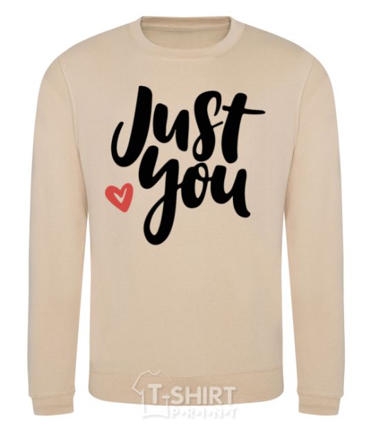 Sweatshirt Just you sand фото