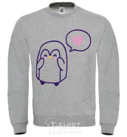 Свитшот Dad penguin Песочный фото