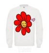 Sweatshirt Flower White фото