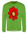 Sweatshirt Flower orchid-green фото