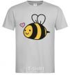 Men's T-Shirt Bee V.1 grey фото