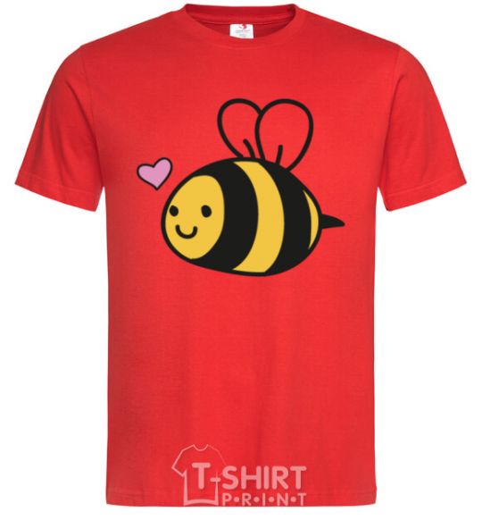 Men's T-Shirt Bee V.1 red фото