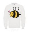 Sweatshirt Bee V.1 White фото