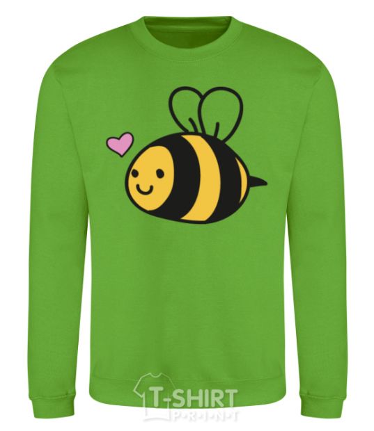 Sweatshirt Bee V.1 orchid-green фото