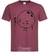 Men's T-Shirt Char burgundy фото