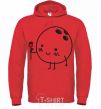 Men`s hoodie Char bright-red фото