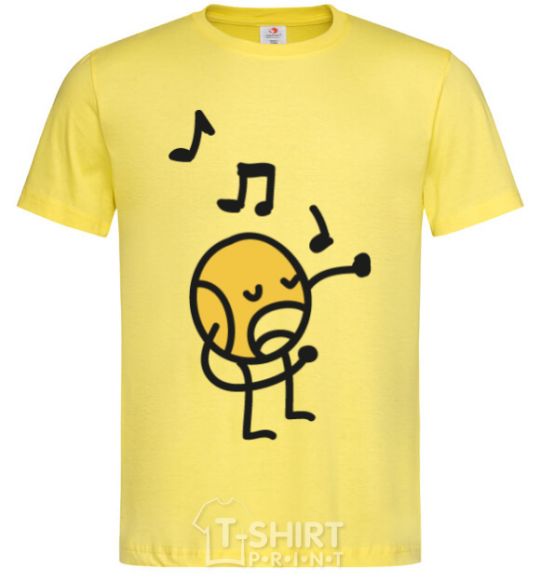 Men's T-Shirt Tennis ball cornsilk фото