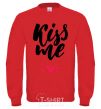 Sweatshirt Kiss me heart yellow фото