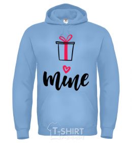 Мужская толстовка (худи) Mine Голубой фото