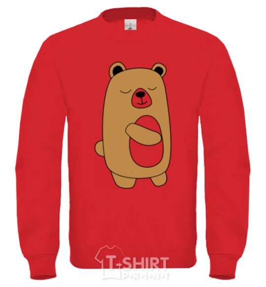 Sweatshirt Bear yellow фото