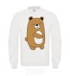 Sweatshirt Bear White фото