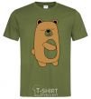 Men's T-Shirt Bear millennial-khaki фото