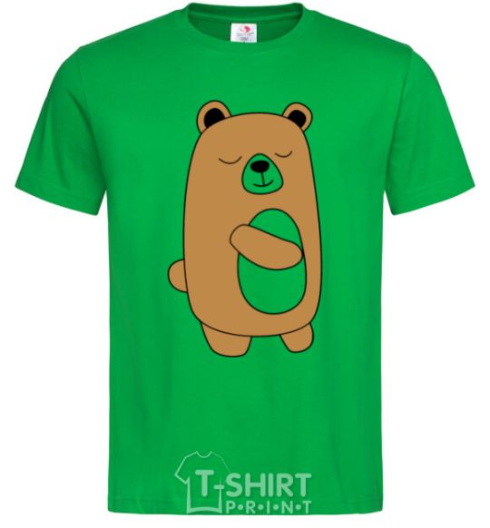 Men's T-Shirt Bear kelly-green фото