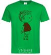 Men's T-Shirt Cute boy kelly-green фото