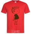 Men's T-Shirt Cute boy red фото