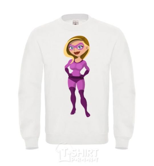 Sweatshirt Superlady White фото