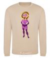 Sweatshirt Superlady sand фото