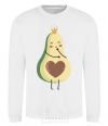Sweatshirt Avocado girl White фото