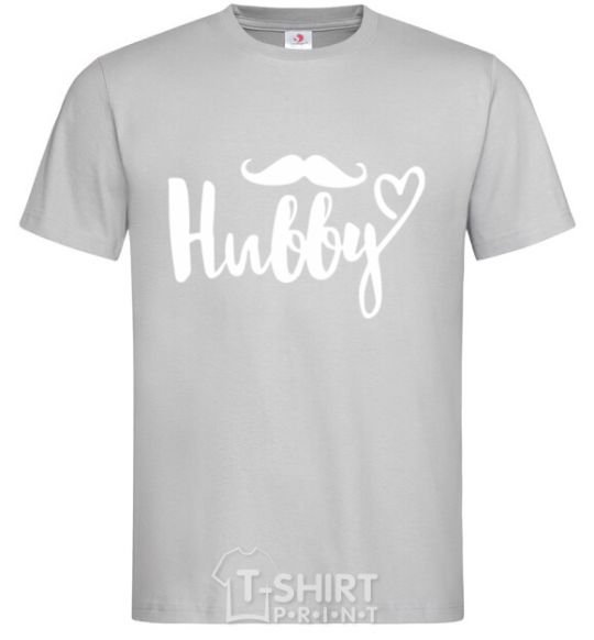 Men's T-Shirt Hubby grey фото