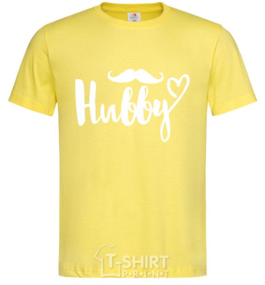 Men's T-Shirt Hubby cornsilk фото