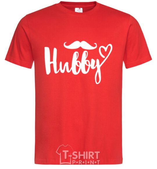 Men's T-Shirt Hubby red фото