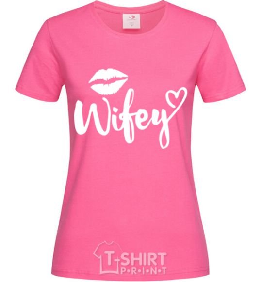 Women's T-shirt Wifey heliconia фото