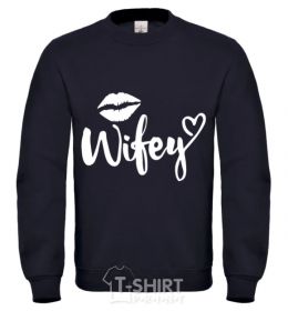 Sweatshirt Wifey black фото
