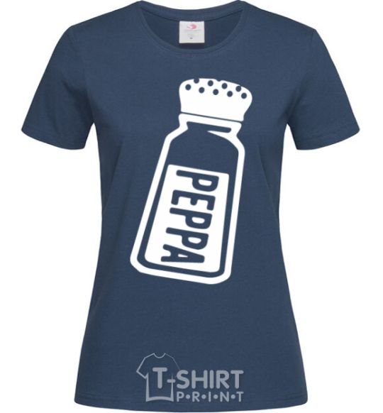 Women's T-shirt Peppa navy-blue фото