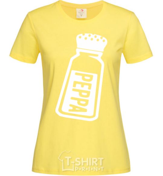 Women's T-shirt Peppa cornsilk фото