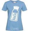 Women's T-shirt Peppa sky-blue фото