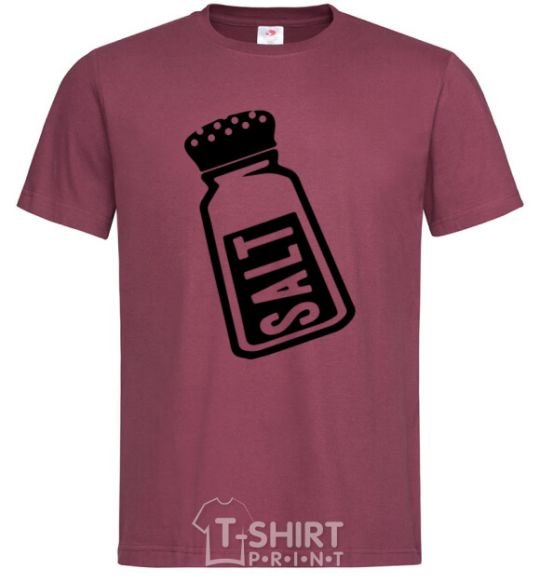 Men's T-Shirt Salt burgundy фото