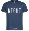 Men's T-Shirt Night navy-blue фото