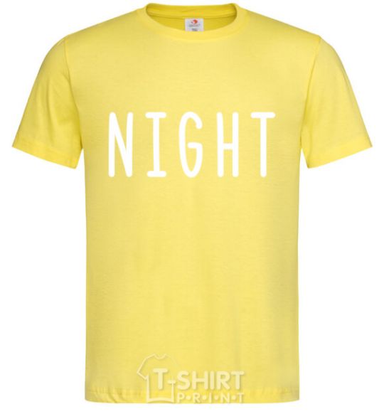 Men's T-Shirt Night cornsilk фото