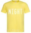 Men's T-Shirt Night cornsilk фото