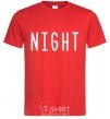 Men's T-Shirt Night red фото