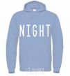 Men`s hoodie Night sky-blue фото