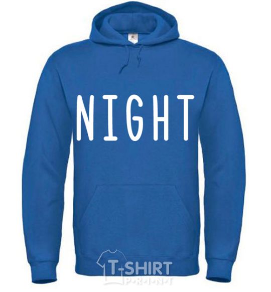 Men`s hoodie Night royal фото