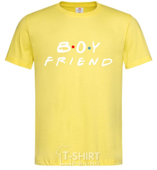Men's T-Shirt Boyfriend cornsilk фото