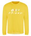 Sweatshirt Boyfriend yellow фото