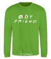 Sweatshirt Boyfriend orchid-green фото