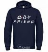 Men`s hoodie Boyfriend navy-blue фото