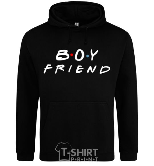 Men`s hoodie Boyfriend black фото
