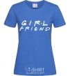 Women's T-shirt Girlfriend royal-blue фото