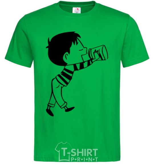 Men's T-Shirt Listen boy kelly-green фото