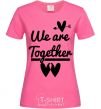 Women's T-shirt We are together black heliconia фото