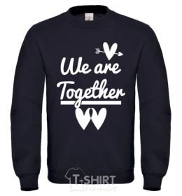 Sweatshirt We are together white black фото
