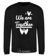 Sweatshirt We are together white black фото