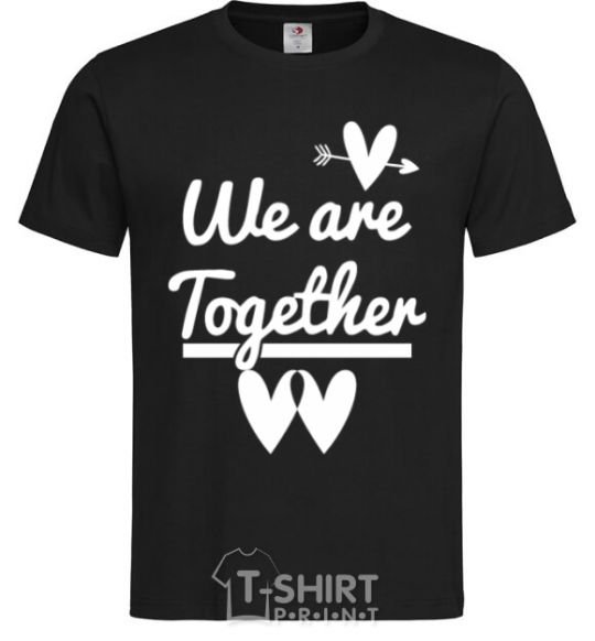 Men's T-Shirt We are together white black фото